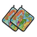 Carolines Treasures Seahorse Pair of Pot Holders 8546PTHD